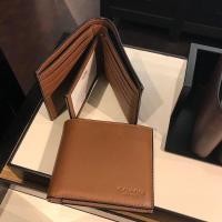 ราคา พร้อมส่ง แท้ % New Coach กระเป๋าสตางค์ ผู้ชาย รุ่น COMPACT ID WALLET IN SPORT CALF LEATHER ( F74991) DARK SADDLE (15213383969)