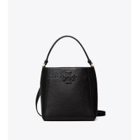 ราคา **ของแท้** พร้อมส่ง Tory Burch Mcgraw small bucket bag สีดำ (3358390012)