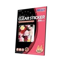 ราคา Hi-jet สติกเกอร์ใส Inkjet Platinum Clear Sticker 200 ไมครอน A4 10 แผ่น (973820162)