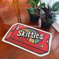 ราคา พรมดักฝุ่นskittles พรมดักฝุ่นลายขนม พรมดักฝุ่น pvc พรมเช็ดเท้า พร้อมส่งจากไทย ‼️ (9720566125)