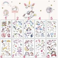 ราคา Unicorn medium Nail Tatto tattoo สำหรับเด็ก การ์ตูน คาแรคเตอร์ แทททู ติดเล็บ สติกเกอร์เล็บแบบลอกน้ำ รวมลาย น่ารักทุกลาย (18627323823)