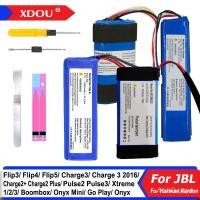 ราคา 2022 Original XDOU แบตเตอรี่สำหรับ JBL Charge Flip Pulse Xtreme 1 2 3 4 5 สำหรับ Harman Kardon Go Play Onyx Mini ลำโพง B (20740945269)