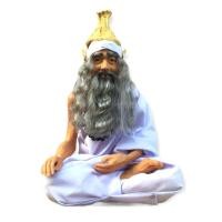 ราคา พ่อแก่ชฎาห่มขาว สมาธิ กว้าง 9นิ้ว สูง 12นิ้ว (22656631790)