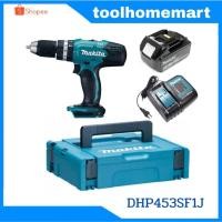 ราคา MAKITA สว่านไร้สายกระแทก รุ่น DHP453SF1J (แบต+MAKPAC) (8257437855)