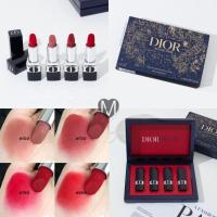 ราคา Dior Rouge Mini Lipstick Set (1.5g x 4) ไม่ขายของปลอม (22620621660)