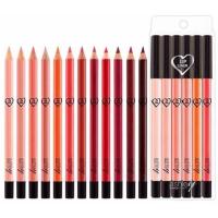 ราคา Ashley Color Stay Lip Liner Pencil 1เซต บรรจุ12สีสวย (93426528)