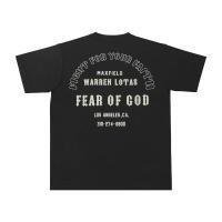 ราคา เสื้อยืดสีขาวเสื้อยืดแขนสั้นพิมพ์ลาย Fear Of God Fog Christmas Show Limited Jesus สําหรับผู้ชายผู้หญิง (19320991272)