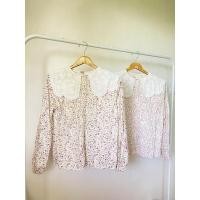 ราคา เสื้อคอบัวสไตล์วินเทจ (9878224580)