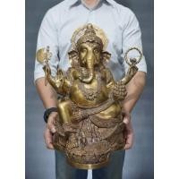 ราคา รูปหล่อ พระพิฆเนศ ปางประทานพร (โปรยเหรียญ) วัดแขก สีลม กรุงเทพฯ ปี2563 เนื้อโลหะทองเหลือง (23357563268)