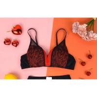 ราคา Sabina SBI1054BK เสื้อชั้นใน Modern ไร้โครง บราแบบตะขอหลัง (14098822850)