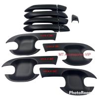 ราคา MU-X 2021 เบ้ากันรอย+ครอบมือจับ มิวเอ็กซ์ MUX สีดำโลโก้แดง (7172748344)