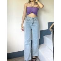 ราคา กางเกงยีนส์ผู้หญิงซีซีด ปลายตัด กางเกงยีนส์ทรงกระบอก เอวสูง กางเกงยีนส์แฟชั่น สวยสุดใน 2022 (14990304025)