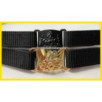 ราคา เข็มขัดทหารบก หัวเข็มขัดทหารบกแบบเกี่ยว พร้อมสายไนล่อนสีดำติดตีนตุ๊กแก (16499325373)