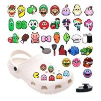 ราคา เข็มกลัด PVC ลายการ์ตูนสัตว์น่ารัก คุณภาพสูง สําหรับตกแต่งรองเท้า crocs jibbitz (21575661396)