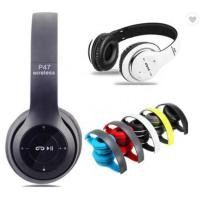 ราคา หูฟัง ไร้สายP47 Bluetooth Headphone Stereo หูฟังบลูทูธ ใส่เมมได้ คุยโทรศัพท์ รับสายสนทนา พับเก็บง่าย พกพาสะดวก (22900793926)