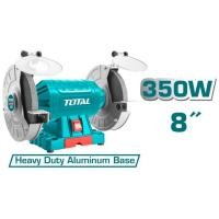 ราคา TOTAL มอเตอร์หินไฟ เครื่องเจียร์ตั้งโต๊ะ BENCH GRINDER ขนาด 8 นิ้ว (350วัตต์) รุ่นTBG35020 (19133541812)