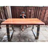 ราคา โต๊ะทำงานไม้มะค่า 80x163x76 (21811862373)