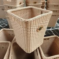 ราคา ตะกร้าผ้าหวายเทียม ตะกร้าผ้าหวาย ตะกร้าหวาย - แจ่มจักสาน (2227787824)