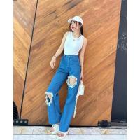 ราคา Valley Girl เชตยีน เสื้อ กางเกงยีนขายาว ไซส์ S มือ2 (21583176727)