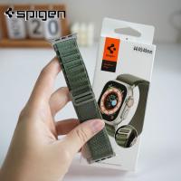 ราคา Spigen สายนาฬิกาข้อมือไนล่อนถัก ปรับได้ แบบเปลี่ยน สําหรับ Apple Watch Ultra 49 มม. 45 มม. 44 มม. 42มม. (19291871621)