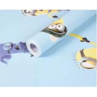 ราคา Wallpaper วอลเปเปอร์สติ๊กเกอร์ติตผนัง PVC มีกาวในตัว ขนาด 45 ซม.ยาว 10 เมตร #ลายมินเนี่ยน (3314959825)