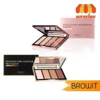 ราคา ไฮไลท์ แอนด์ คอนทัวร์ โปร พาเลท/ โชว์ โกลว์ บราวอิท Highlight And Contour Pro Palette/ Show Glow Browit 3.5/4 g. x 4 สี (8536394388)