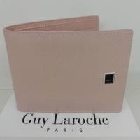 ราคา กระเป๋าสตางค์ผู้ชายGuy​Laroche​แบบ2พับ สีชมพูอมครีม (4419356209)