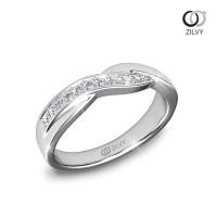 ราคา Zilvy - แหวนหญิงเพชรน้ำร้อย 0.20 กะรัต (GR917) (10200811289)