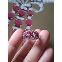 ราคา แหวนทับทิมพม่าแท้ เจียระไนทรงมาคี พลอยดิบไม่ผ่านความร้อน สีสวยเข้ม เนื้อพลอยงามมากๆค่ะ (22641490654)