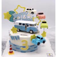 ราคา โมเดลรถบัส ขนาดเล็ก ของเล่นสําหรับเด็ก ตกแต่งเค้ก (17040319481)