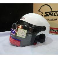 ราคา SPACE CROWN หมวกกันน็อค ครึ่งใบแบบปิดท้ายทอย รุ่น CT-900 มี 7 สี FREE SIZE (3874066529)