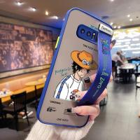 ราคา เคสแข็ง แบบใส พร้อมสายรัดข้อมือ กันกระแทก สําหรับ Samsung galaxy Note 8 Note 9 (21910697686)