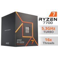 ราคา CPU (ซีพียู) AMD RYZEN 7 7700 3.8GHZ (SOCKET AM5) 8C | 16T ประกัน 3 ปี (16492387586)