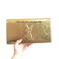 ราคา New ysl long clutch สีทองสวยหรู (8609984635)