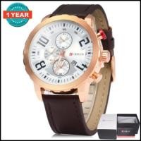 ราคา Curren นาฬิกาข้อมือผู้ชาย สายหนัง หน้าปัดเป็นแบบตกแต่งมีวันที่แสดง รุ่น C8193 (2064212758)