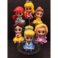 ราคา โมเดลเจ้าหญิงดิสนีย์ Disney Princess เซ็ต 6 ตัว (11491403856)