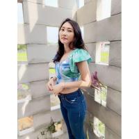 ราคา เสื้อครอปสีเรนโบว์สดใส (8713704354)