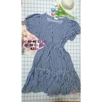 ราคา ชุดเดรสลายสก็อตสีน้ำเงิน ชุดเดรสสาวอวบ ส่งต่อเสื้อผ้าสาวอวบมือสอง เสื้อผ้าไซส์ใหญ่ (17582477546)