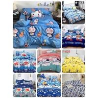 ราคา ลายใหม่ ชุดผ้าปูที่นอน ผ้าปู+ผ้านวม+ผ้าห่ม+ปลอกหมอน+ปลอกหมอนข้าง ผ้าปูลายโดเรม่อน #Doramon#ผ้าปูพร้อมผ้านวมลายโดเรม่อน (13337885025)