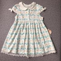 ราคา [Organic] เดรสเด็กหญิง แขนตุ๊กตา ลายแมวน้ำอุ๋ง สีฟ้า size 100 cm. เสื้อผ้าเด็ก (8355865989)