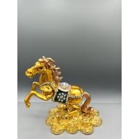 ราคา ม้าทองกองเงินกองทอง ของมงคล เสริมโชคลาภ ฮวงจุ้ย สมปรารถนา สินค้ามงคล แก้ชง ฮวงจุ้ยบ้าน ประดับตกแต่งด้วยคริสตัล (9386592118)
