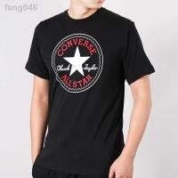 ราคา ☬ஐ✉เสื้อยืดคอกลมสีดำแฟชั่น Converse สำหรับผู้ชาย (22005900301)