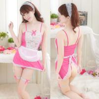 ราคา ชุดเมดแม่บ้านสีชมพู น่ารัก เนื้อผ้าดี ราคาส่ง รหัสN013 (9687021895)