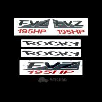 ราคา สติ๊กเกอร์ FVZ 195HP ของ ISUZU ROCKY อีซูซุ ร็อคกี้ ขายเป็นชุด STICKER (9799151429)