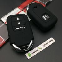 ราคา ปลอกซิลิโคน หุ้มกุญแจรีโมทรถยนต์ All New Honda CR-V G5 2017-19 Smart Key 3 ปุ่ม สี ดำ/ขาว (1300331799)