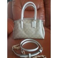 ราคา COACH F29434 MINI SAGE CARRYALL IN SIGNATURE CANVAS (5047363354)