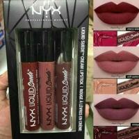 ราคา NYX Liquid Suede pack 3 สี #set3 (74978682)