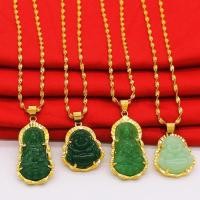 ราคา 1 ชิ้น สีเขียวเข้ม ใหม่ ทราย ทอง เครื่องประดับ ฝังหยก เจ้าแม่กวนอิม พระพุทธรูป จี้สร้อยคอ (23272005619)