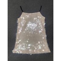 ราคา ชุดเดรสปักเลื่อมเกล็ดปลา วิบวับ สีชมพูอ่อน Size L อก 38-40" เอว ยาว 31" (19389399058)