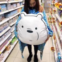 ราคา หมอน พร้อม ผ้าห่ม we bare bear ของพรีเมียม โลตัส (4050436925)
